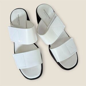 Vagabond Women's White platform Slide Sandals